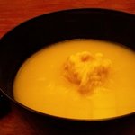 緒方 - つまみ湯葉と白味噌のお椀