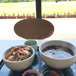 スローライフガーデン - ミニ丼にミニ麺のランチ(2017.05現在)