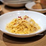 Alberini - サフラン風味のキタッラ　カーショ・エ・ペペ