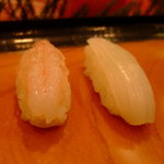 千取寿司 - 甘エビ、イカ