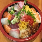 福寿司 - ランチちらし1,100円