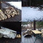 フォリオリーナ・デッラ・ポルタ・フォルトゥーナ - 薪割から1日が始まるそうです