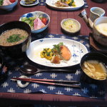 花仙庵 仙仁温泉 岩の湯 - 朝食