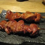 酉の - 白レバーとハツ