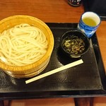 丸亀製麺 - 釜揚げうどん(冷たい汁)