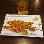 Kane yoshiya - 鶏肉の串揚げ