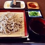 伊勢由 - ざる蕎麦と鉄火巻き1本（980円）（2017年5月）