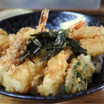 谷町 一味禅 - 海老穴子天丼900円