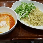 トマトの花 - 201705ジェノベーゼトマトつけ麺 680円