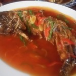 上海酒家 - 宴会用のメニューをサービスで…☆