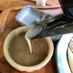 Momiji No - どろっと濃厚蕎麦湯。