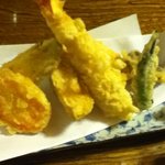 Kamenosato - 天ぷら定食の天ぷら