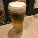 麺屋いまむら - 生ビール（300円）