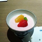 旅館 くらしき - くらしき御膳のデザート。