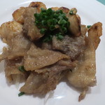 本郷蘭亭 - 鶏皮ピリ辛炒め