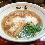 倉敷らーめん 升家 - ぎょうざＡ定食800円 醤油らーめん＋ぎょうざ3ケ入り＋白ごはん＋漬物