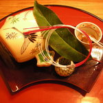 日本料理 銭屋 - 打出の小槌（笑）キュート！そして鶴が描かれためでたい器。