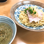 きくや - 生姜どっさり端麗和風つけ麺〜納豆飯割付