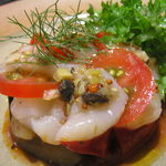 レストラン メルキュール - 帆立貝とラタトゥイユ