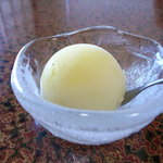 民宿　はぎわら - みかんのシャーベット