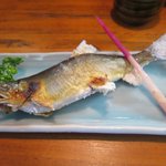 中居屋 - 鮎の塩焼き