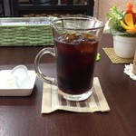 カフェ アラミ - セットのアイスコーヒー