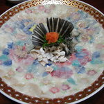 田中旅館 - これはお見事！てっさのお味も素晴らしいですが湯引きの食感が凄かった！