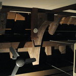 里の湯 和らく - 食事処の天井