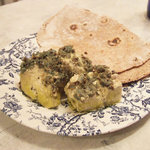 TAPiR - パニール・チャツネとチャパティ(650円)