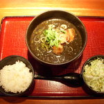 麺や池尻 - 坦坦麺（黒ゴマ）￥800