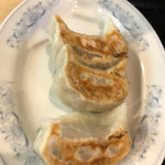 青竹手打ちラーメン 大和 - ランチセットの餃子