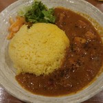 SPICY CURRY 魯珈 - 限定カレー エチオピア風ポークカレーライス大盛り