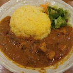 SPICY CURRY 魯珈 - 限定カレー エチオピア風ポークカレーライス大盛り