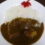 キッチンデリボーノ - 豚の角煮カレー。男のカレーです。限定￥８５０