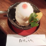 炭火焼肉 たけのうち 本店 - ピーチシャーベット