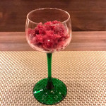 創作イタリアン Gemelli - 赤ワインのグラニテ