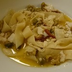 TRATTORIA AL SODO  - オリーブ、バジル、魚の旨味がすごい！タリアテッレ・デル・ペッシェ