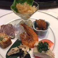 新橋亭 - 前菜盛り合せ