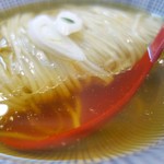 自家製麺 くろ松 - かけそば　白醤油