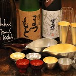Nikomiya Matsu - 季節の日本酒を様々な酒器で楽しむ