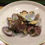 なかさと - 常連さんに頂いたあさりの酒蒸し