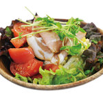 Restaurant Chez Noix - 生ハムとトマトのサラダ