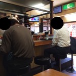 ラーメン ミート - 本日の座席より