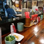 やきとり 大吉 - カウンター席