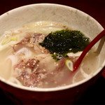 松庵 - テールクッパ（ハーフ）