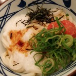 丸亀製麺 - とろろ醤油うどん＋明太子