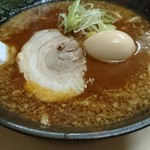 我馬らーめん - たまごは半熟でした。