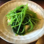 大和 - 蛤のお出汁で煮たお豆腐と三つ葉
