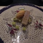 SALONE 2007 - 冷前菜：鰆・ウニ・ピスタチオ（2017.5）