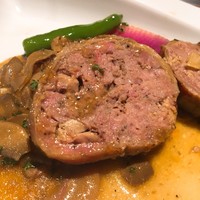 神楽坂焼肉 Kintan - 肉カルテット(合挽き肉、フォアグラ、ベーコン、豚バラ肉の四重奏)